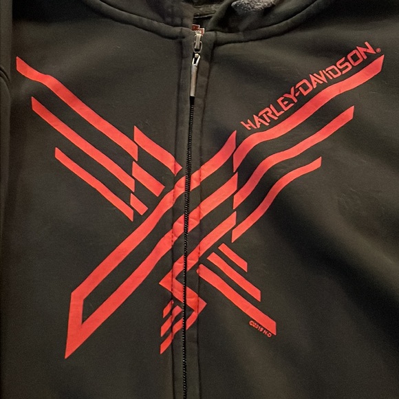 black harley davidson hoodie - Picture 2 of 4